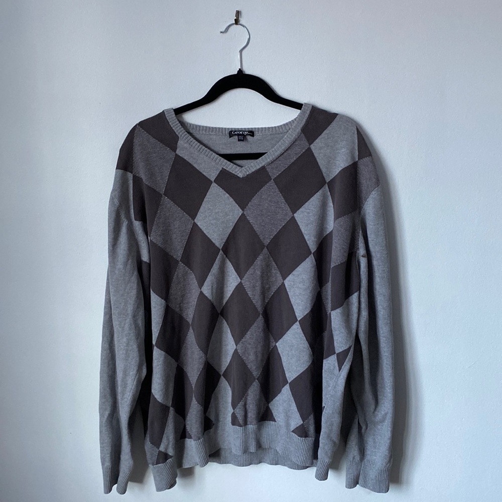 Grey sweater GEORGE XXL 10$ for sale